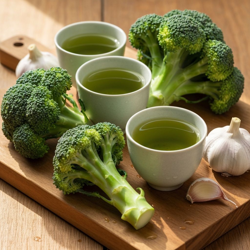 Circulatory support foods: broccoli and green tea